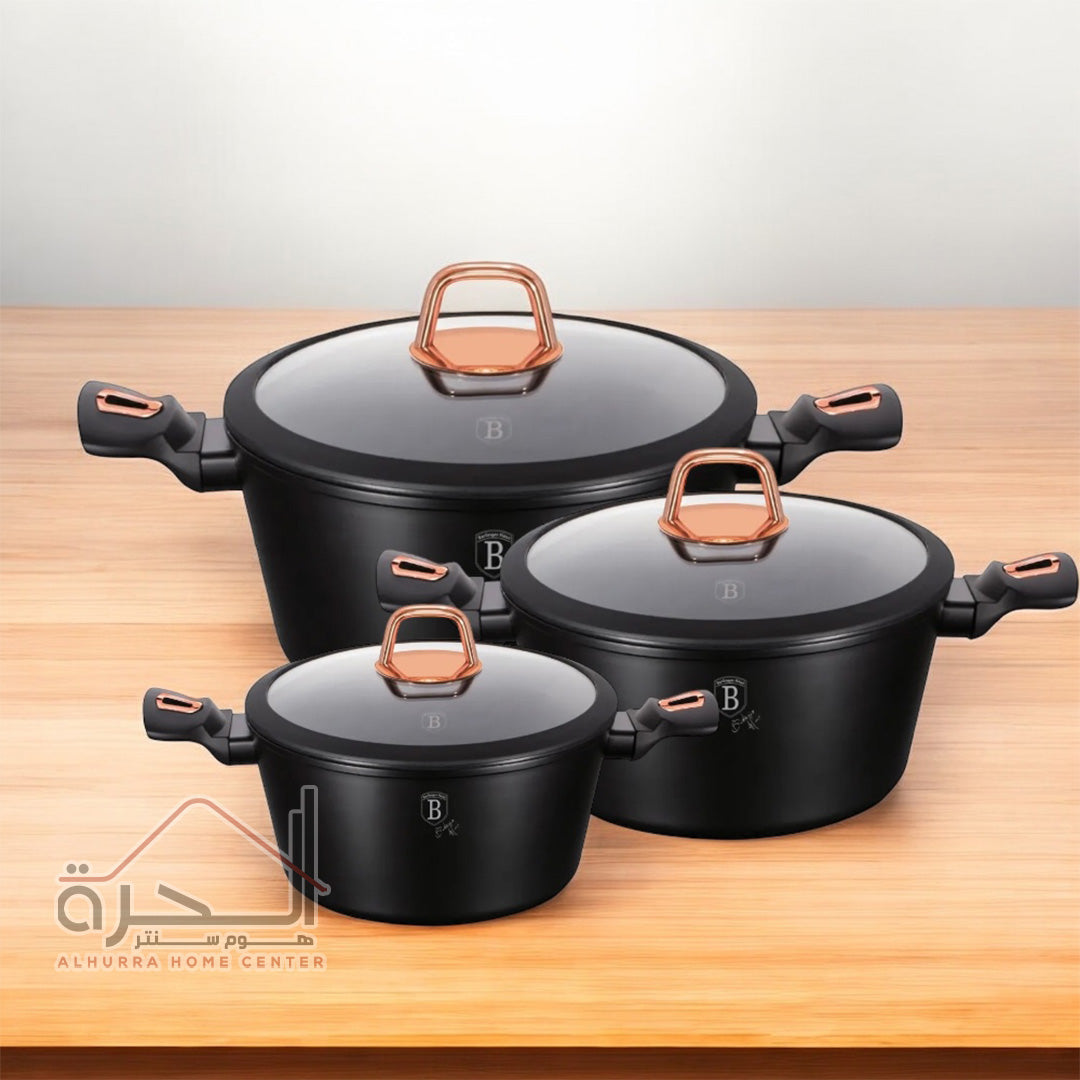 طقم طناجر BerlingerHaus 3 قطع