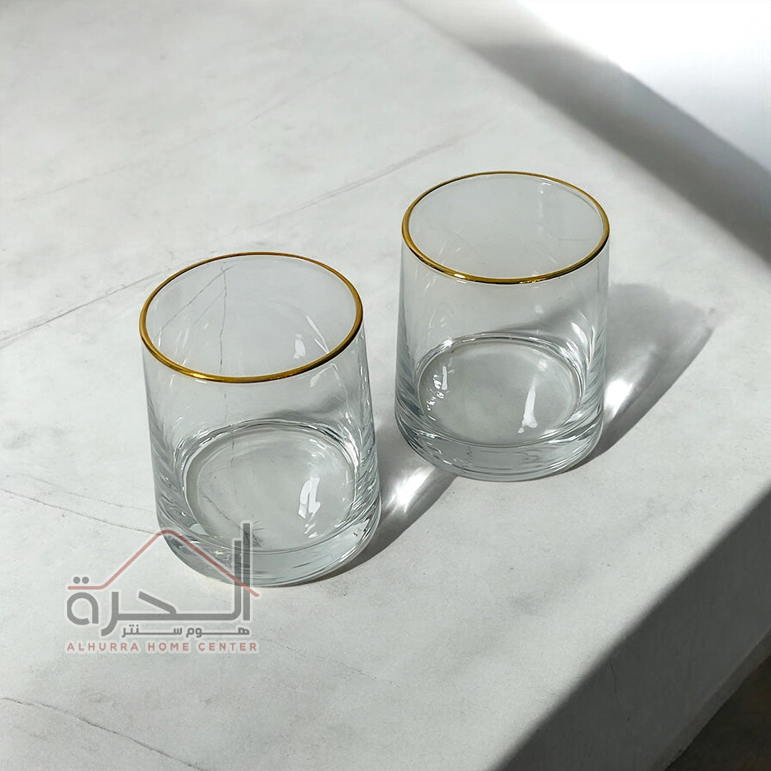 كاسات عصير مذهب عدد 6