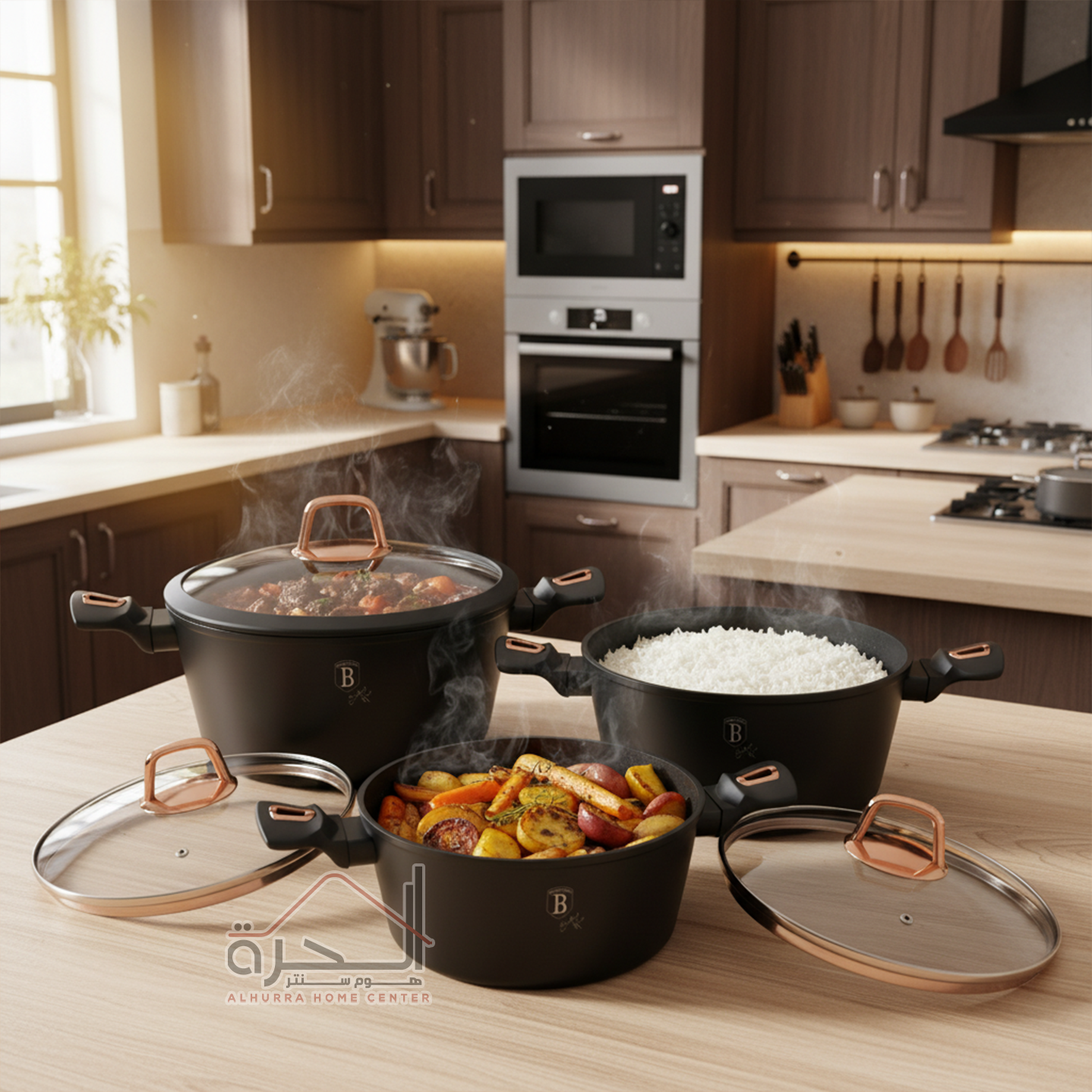 طقم طناجر BerlingerHaus 3 قطع
