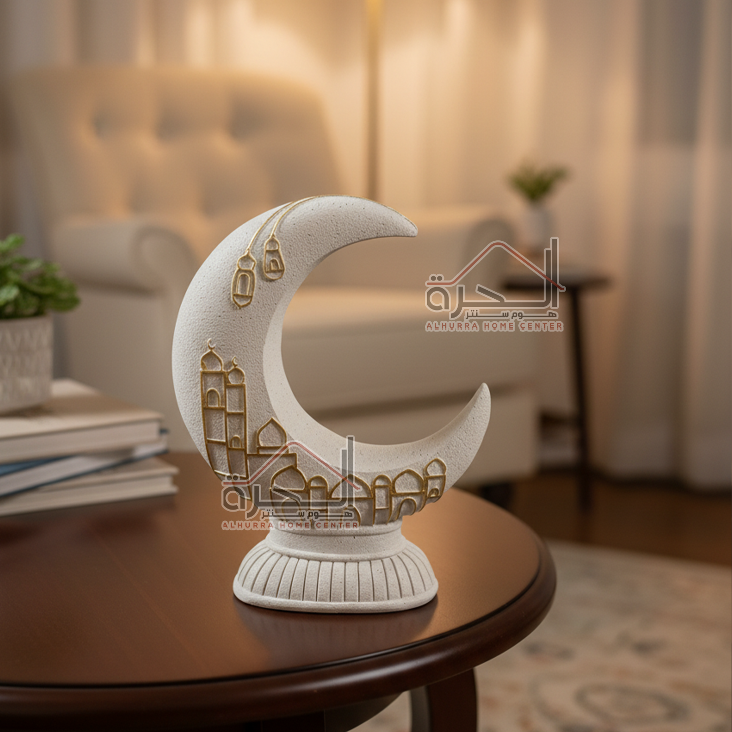 هلال رمضان فخار 25*19 سم