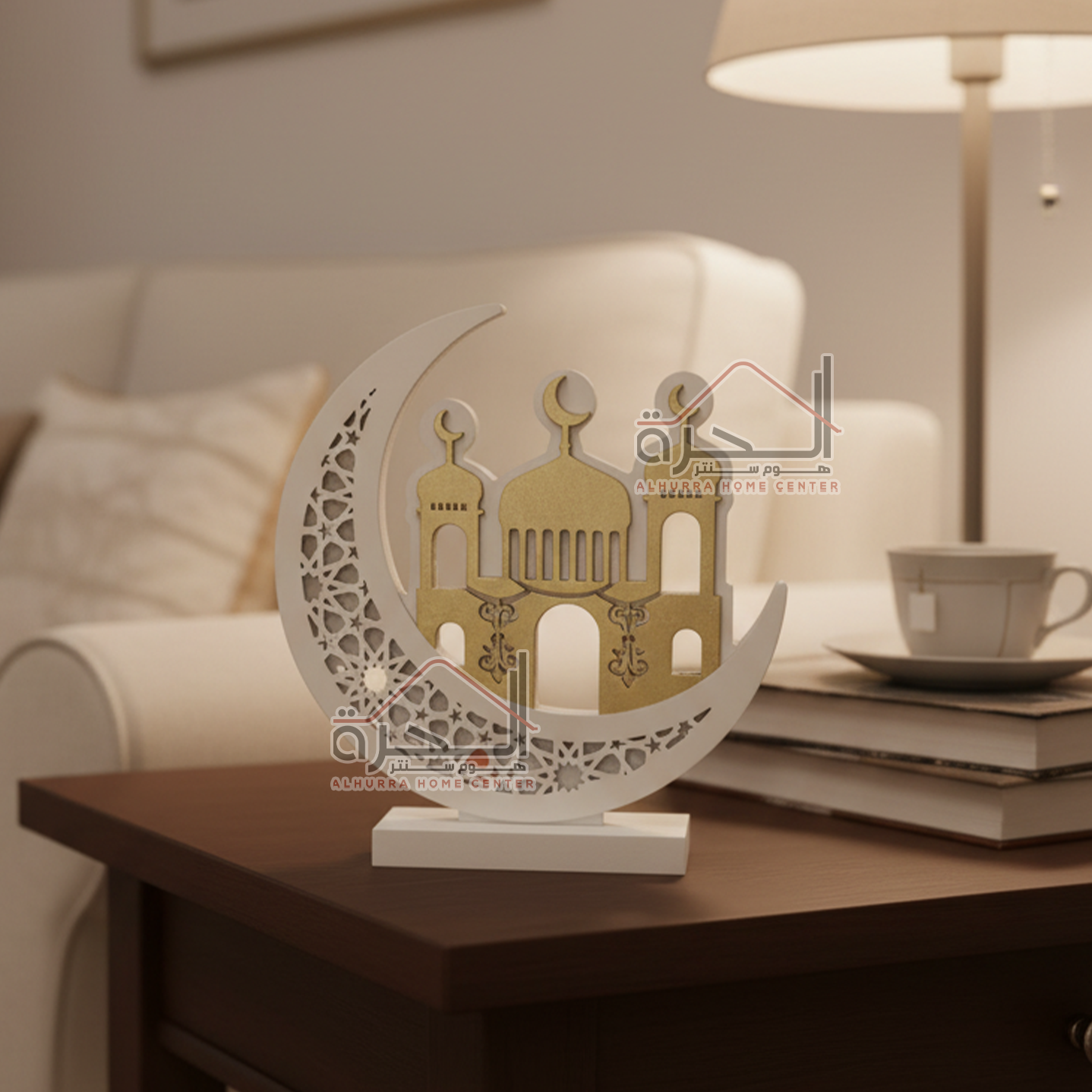 هلال مضيء 30*28 سم
