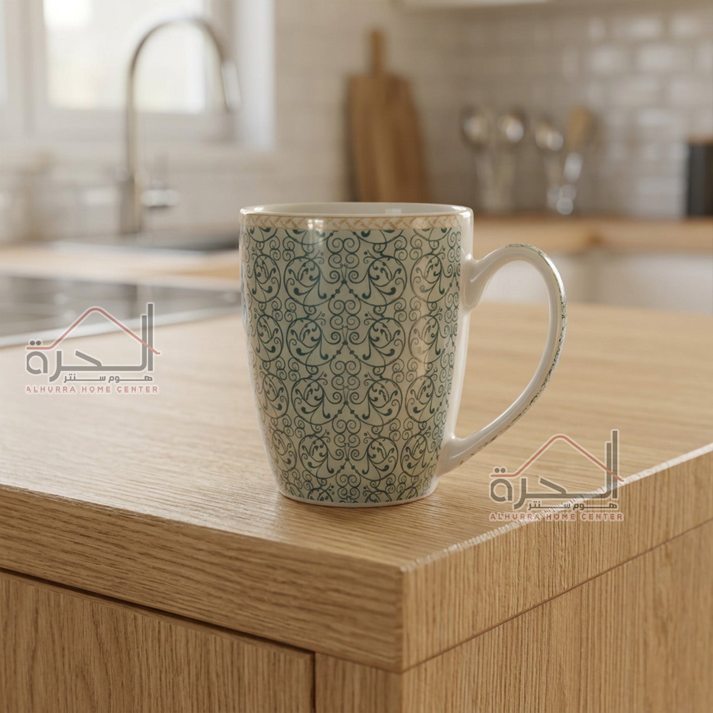 مج بورسلان ملون حجم وسط