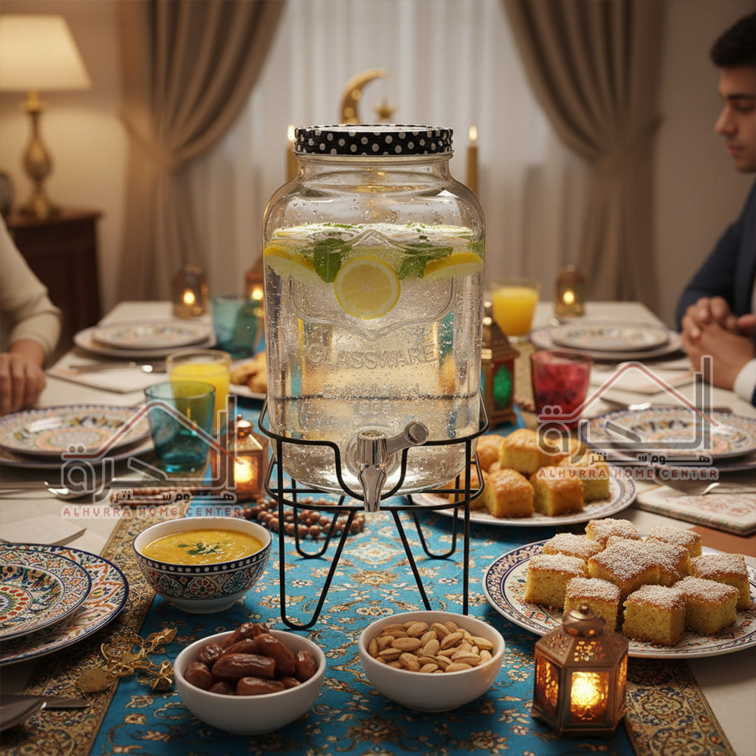 بريق مع حنفية حجم 4 لتر