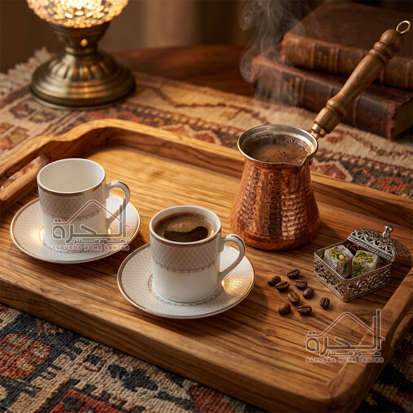 طقم فناجين قهوة بورسلان عدد 12