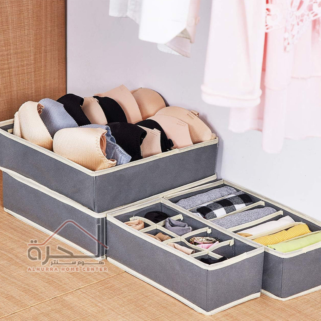 طقم 4 منظمات ملابس (قماش)