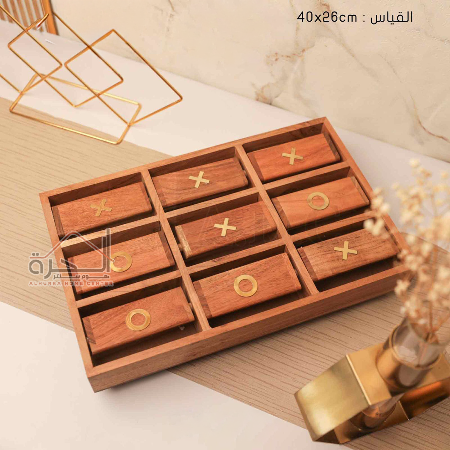 تحفة لعبة خشب هندي 40*26 سم XO