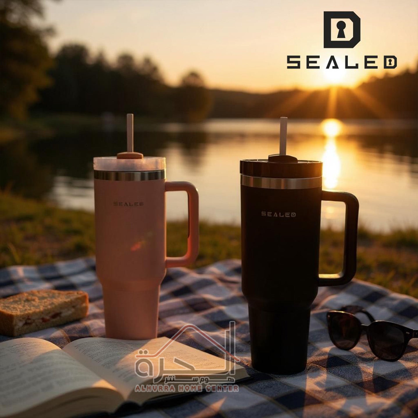 كاسة Tumbler حجم 1200 مل Sealed
