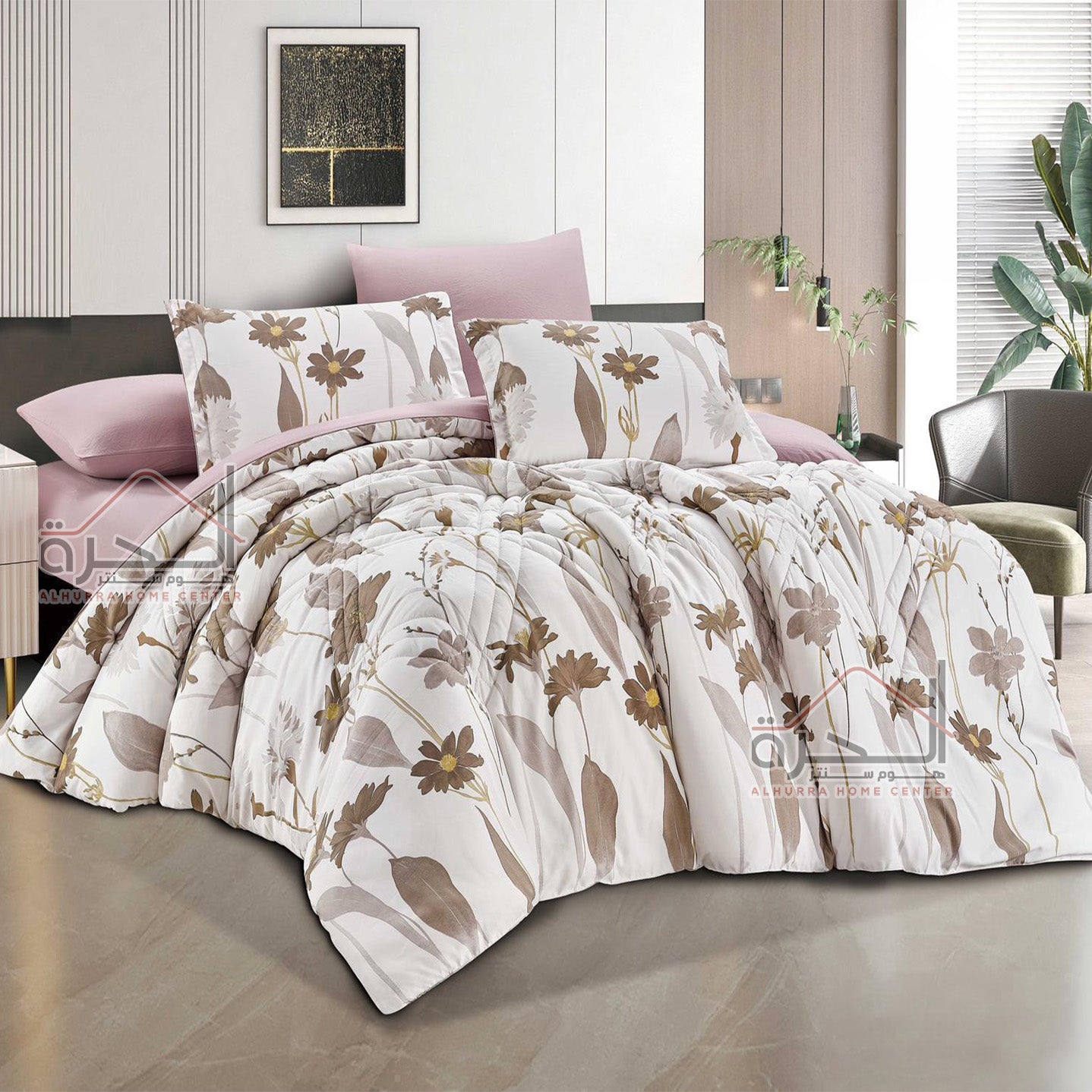 طقم لحاف صيفي 6 قطع مجوز Flower D04