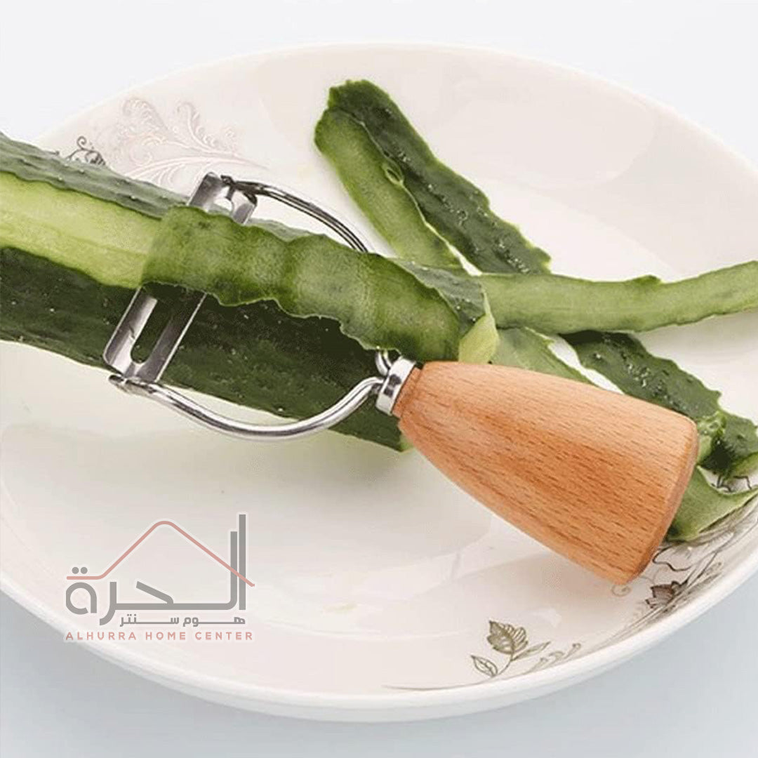 قشارة بامبو يد خشب