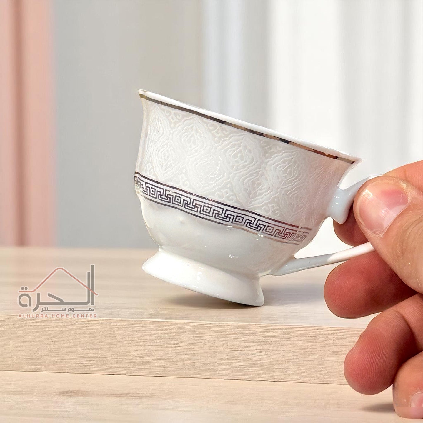 طقم فناجين قهوة بورسلان عدد 12