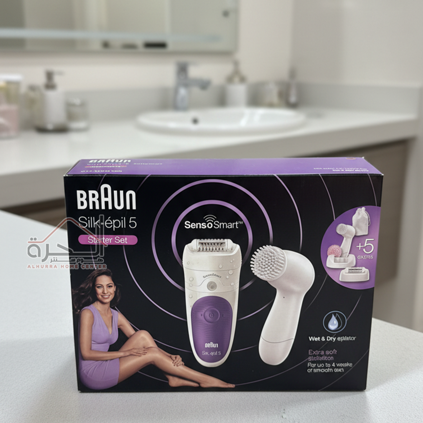 ماكنة ازالة شعر Braun Silk Epil 5 5/870