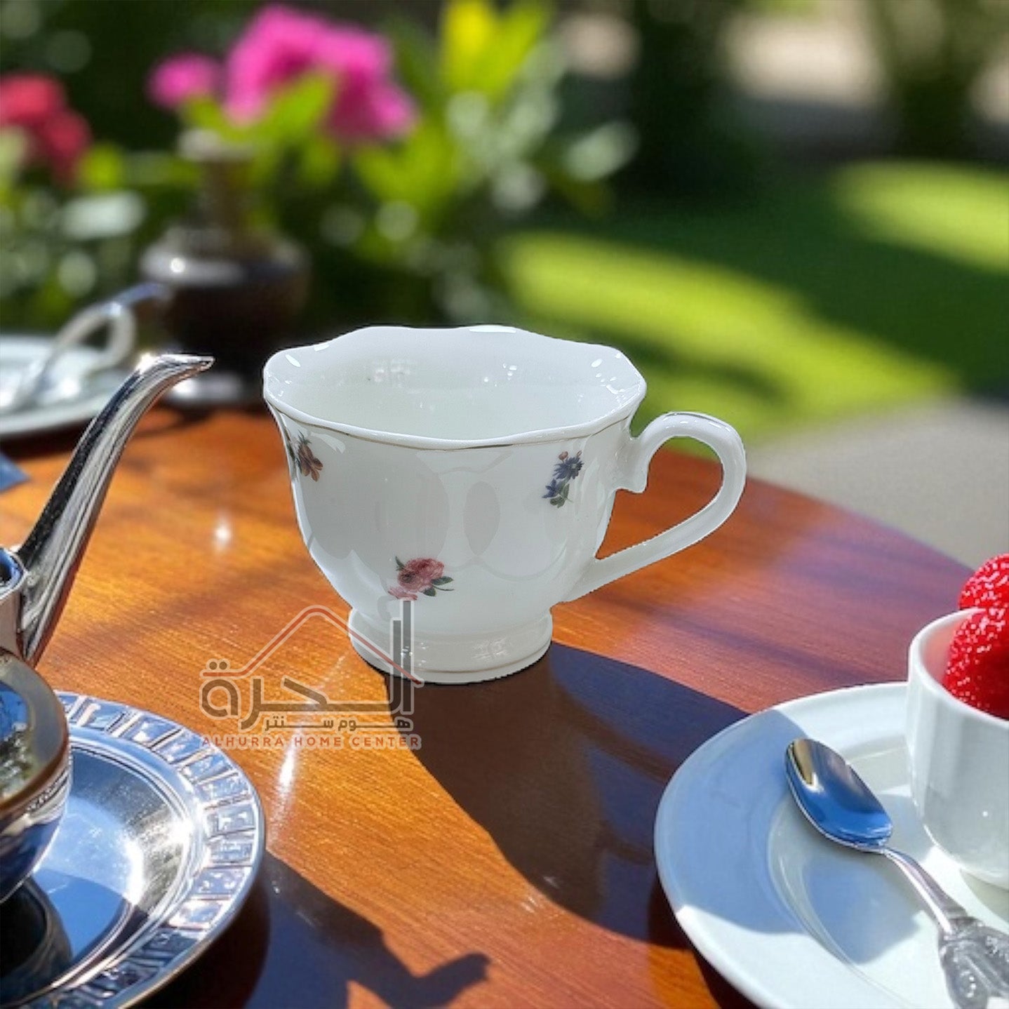 فناجين قهوة مورد عدد 6