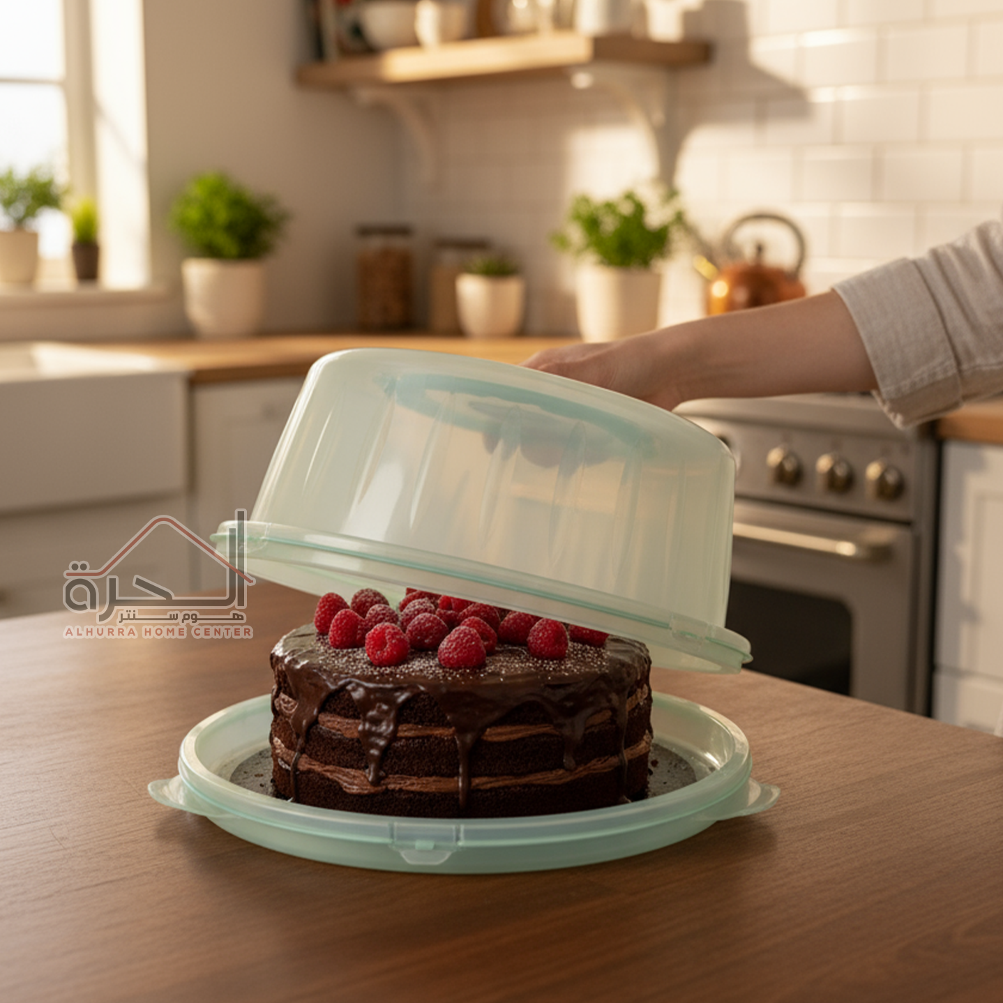 حافظة كيك و حلويات بلاستك Gondol