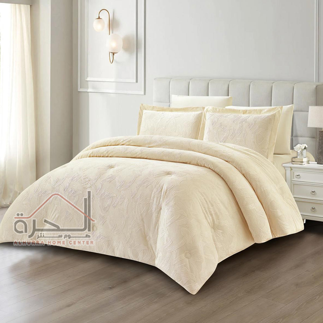 طقم لحاف مجوز 6 قطع Iris اوفوايت