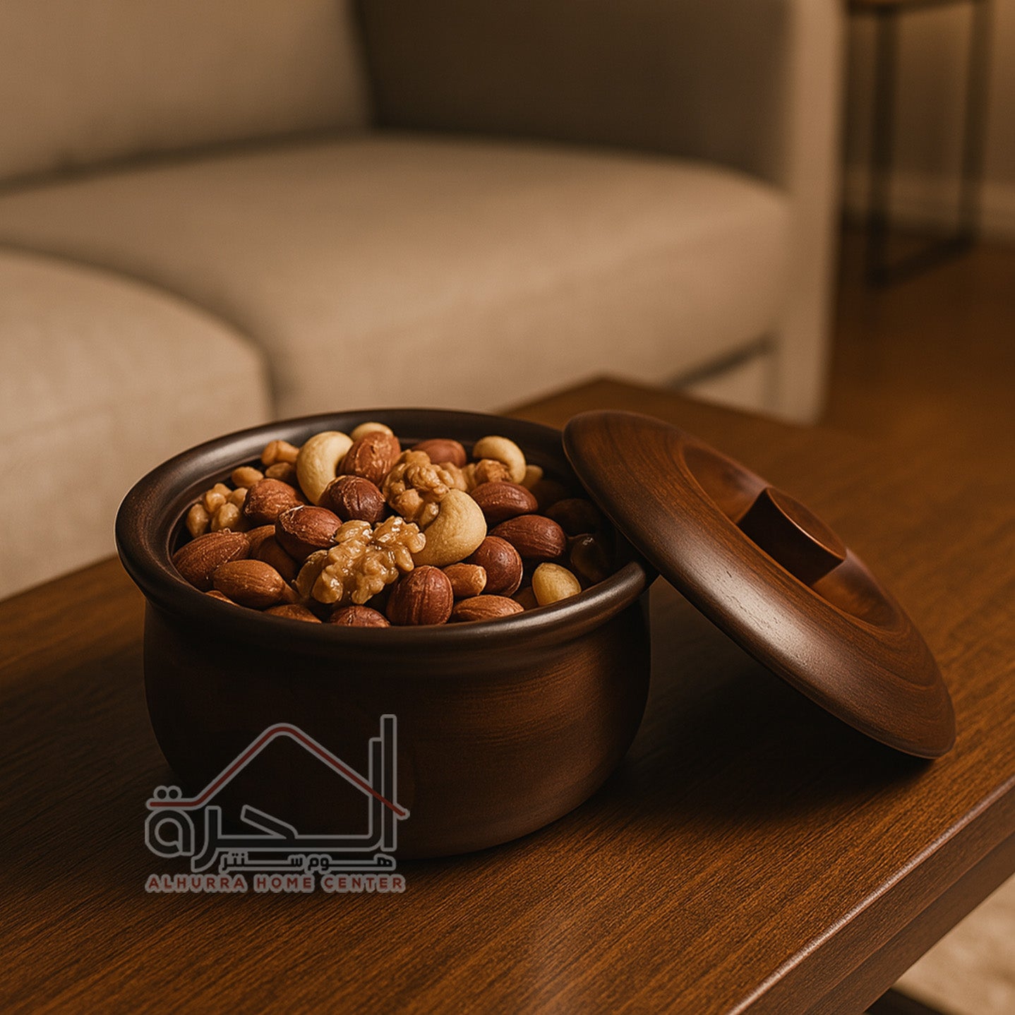 مضايف خشب للفواكه و المكسرات و الشوكولاته