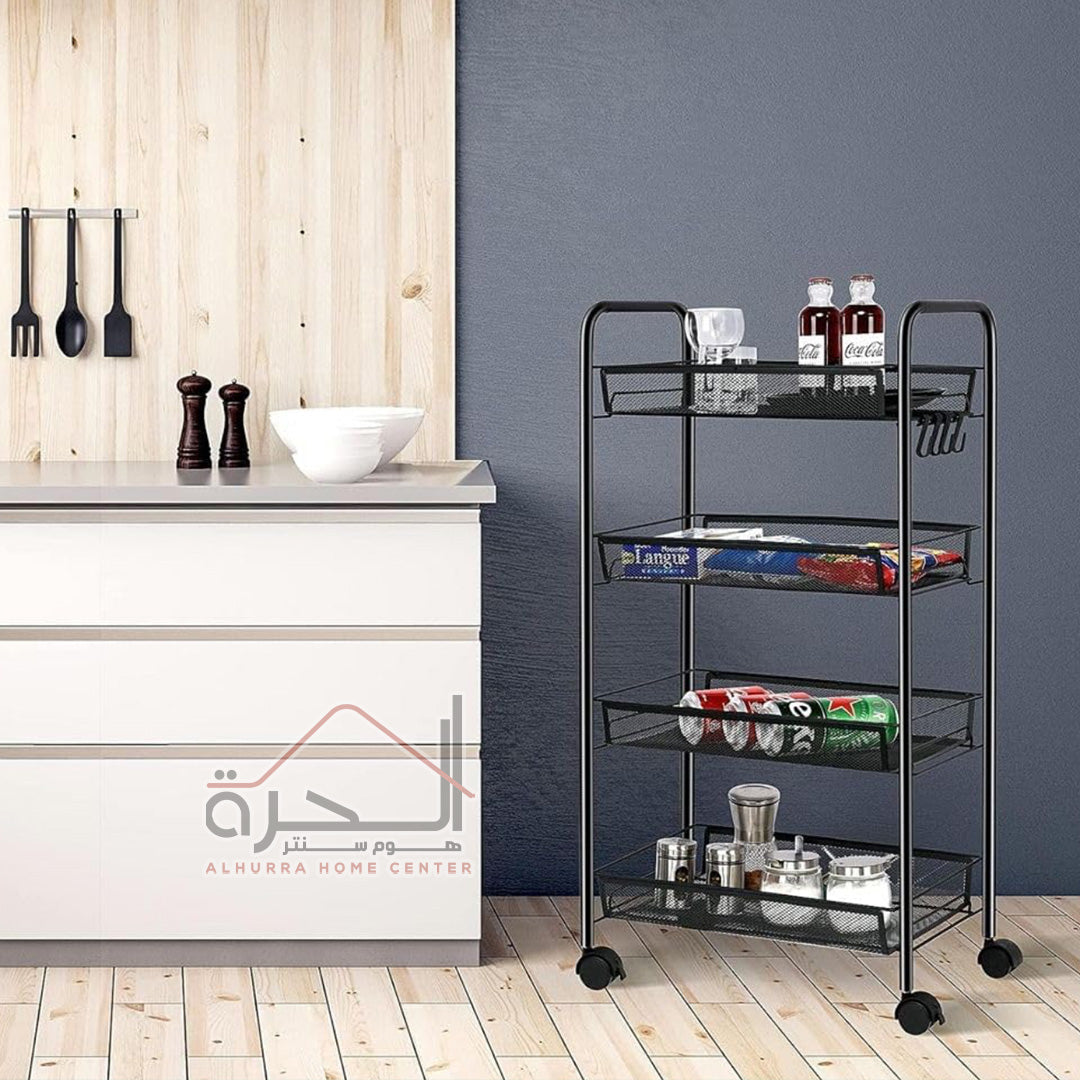 حمالة خضار و اكسسوارات 4 رفوف