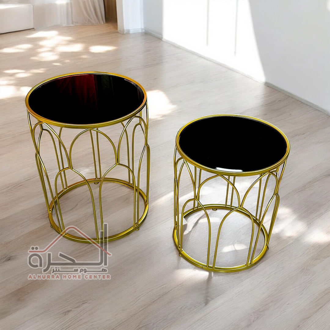 طقم سكملات وجه زجاج اسود