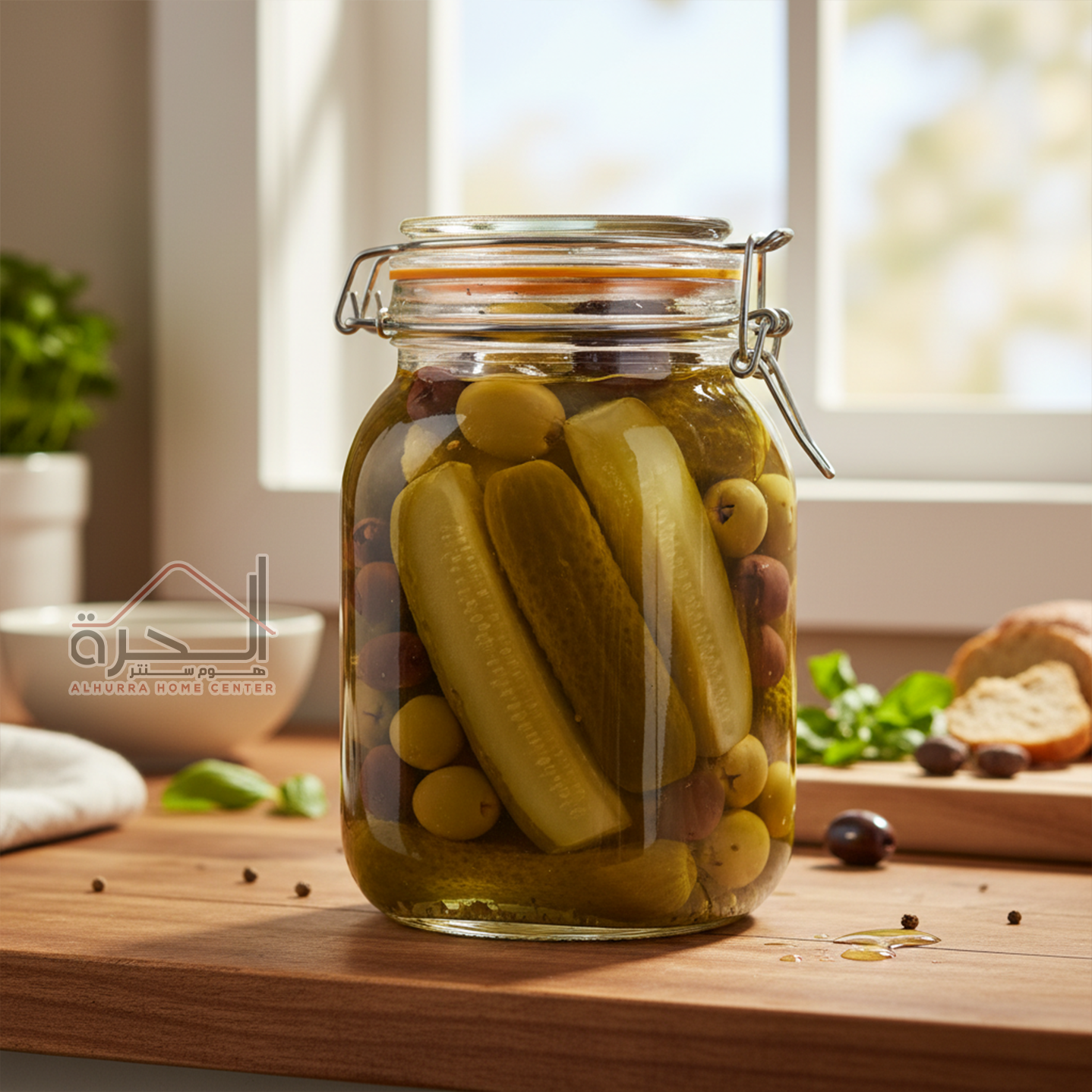 متربان ضغط زجاج 1.5 لتر