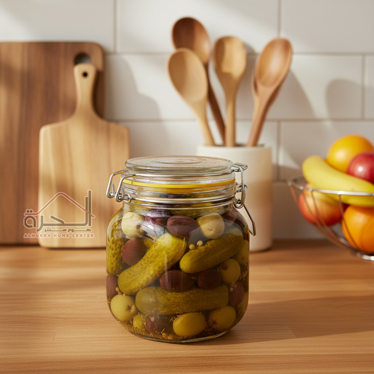 متربان ضغط زجاج 1 لتر