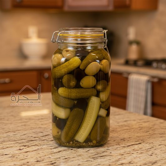 متربان ضغط زجاج 2 لتر