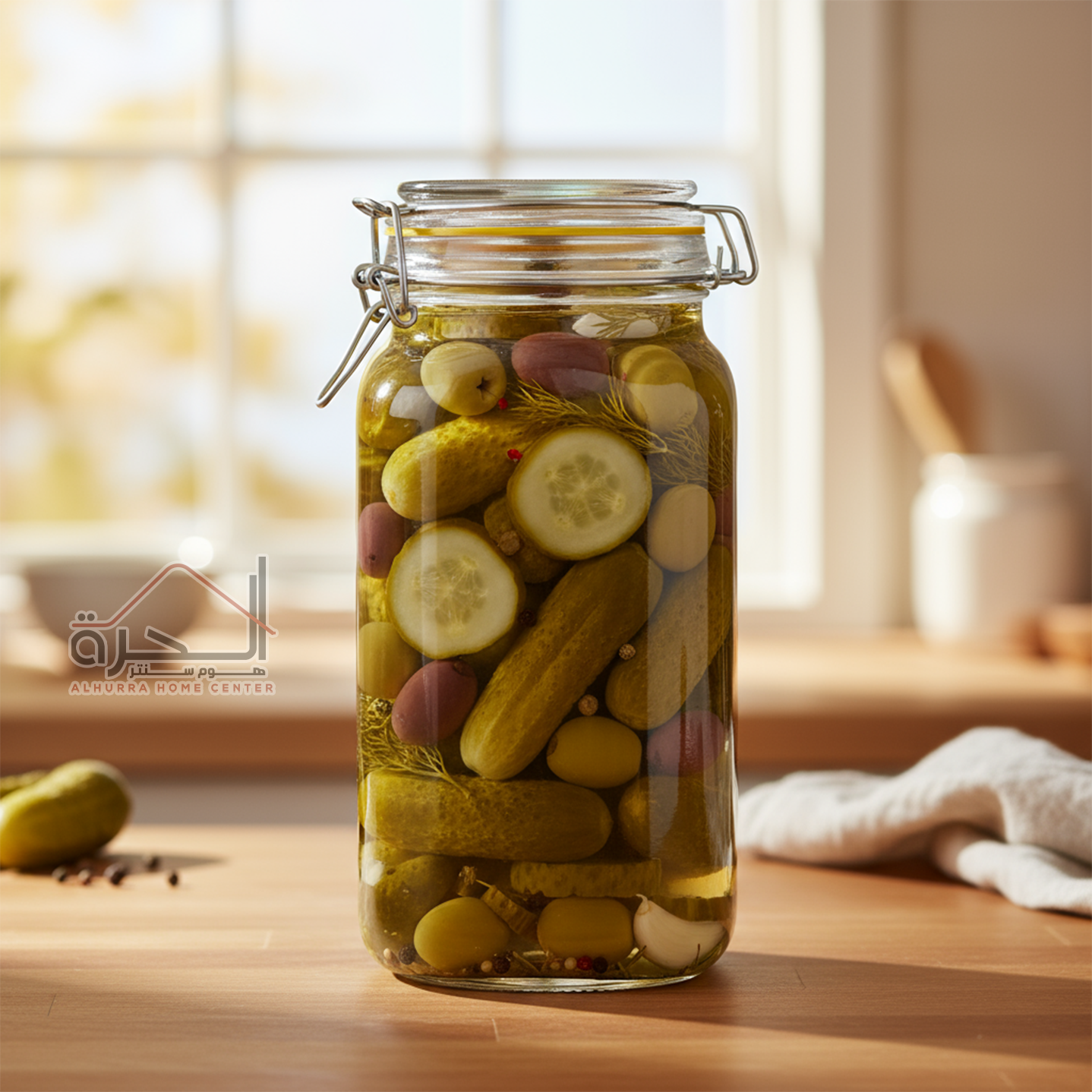 متربان ضغط زجاج 2 لتر