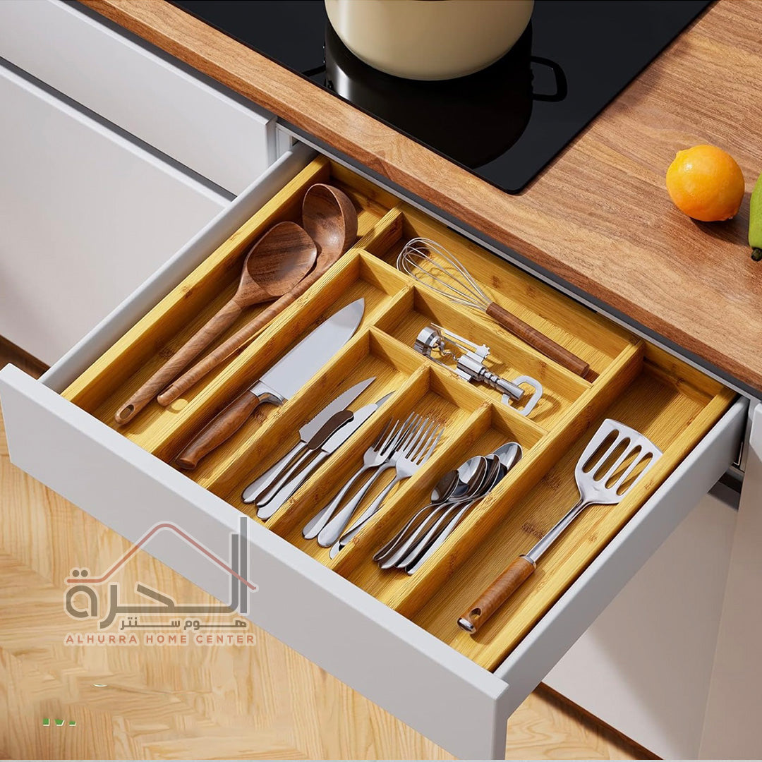 جرار معالق خشب بامبو حجم كبير