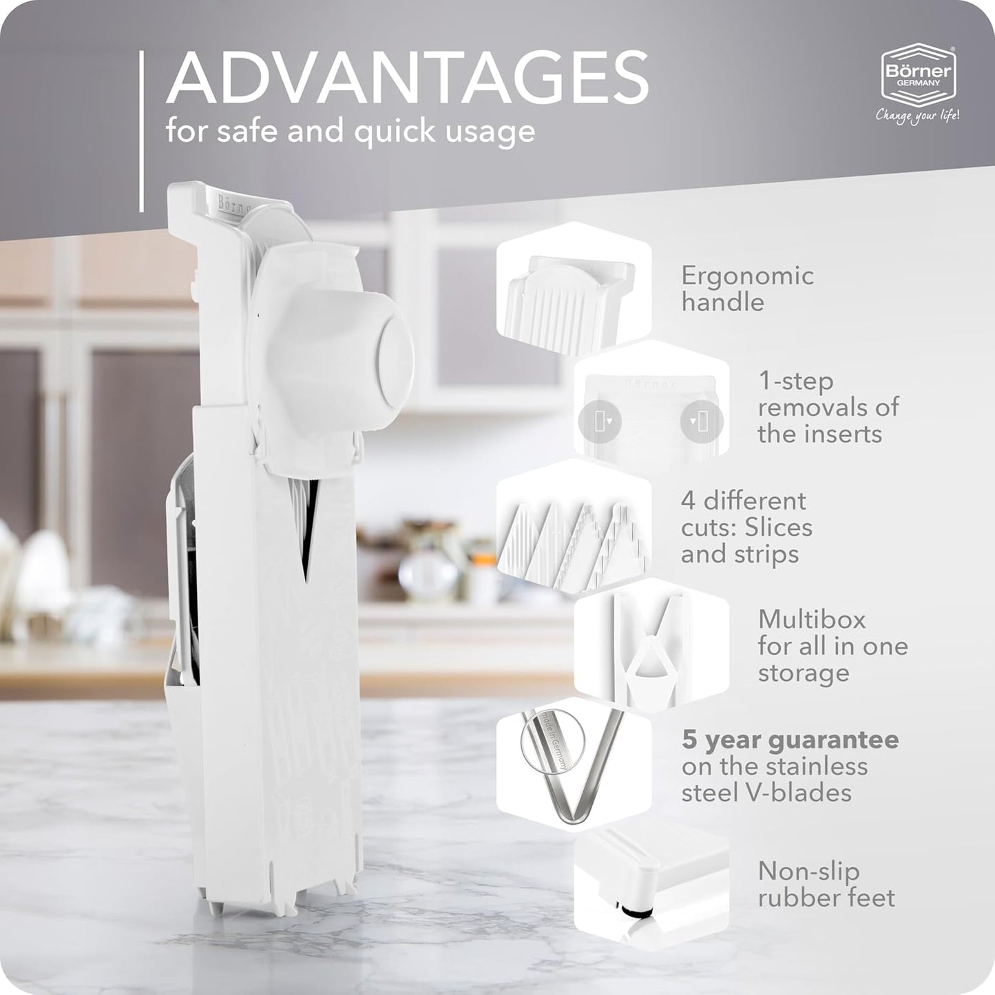 قطاعة سلطة Borner V3