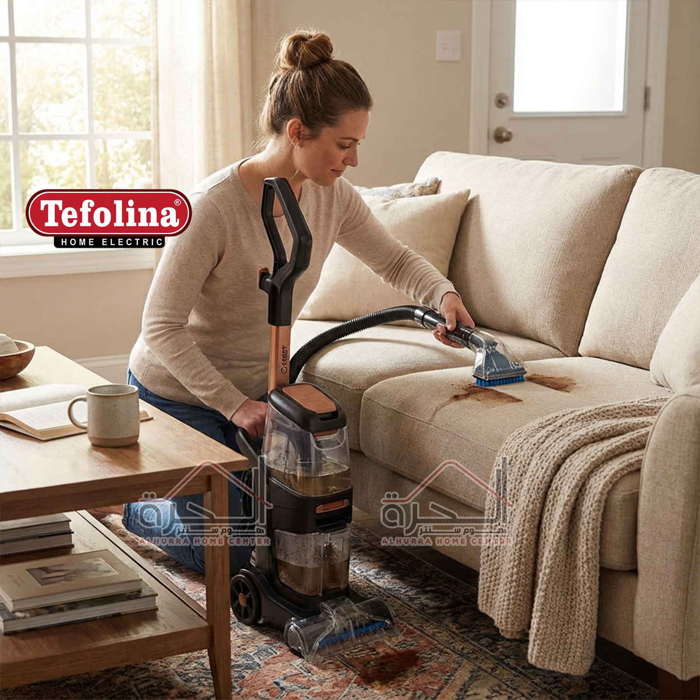 مكنسة غسيل السجاد من TEFOLINA