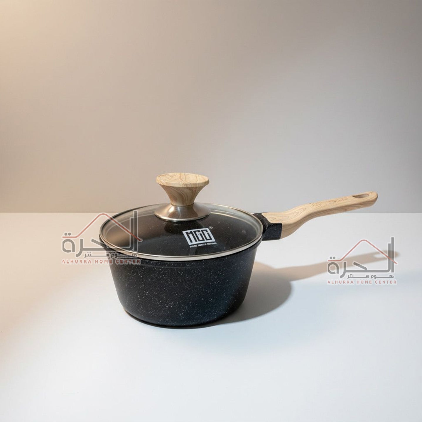 كسرولة جرانيت مع غطاء 16 سم MGC مدور