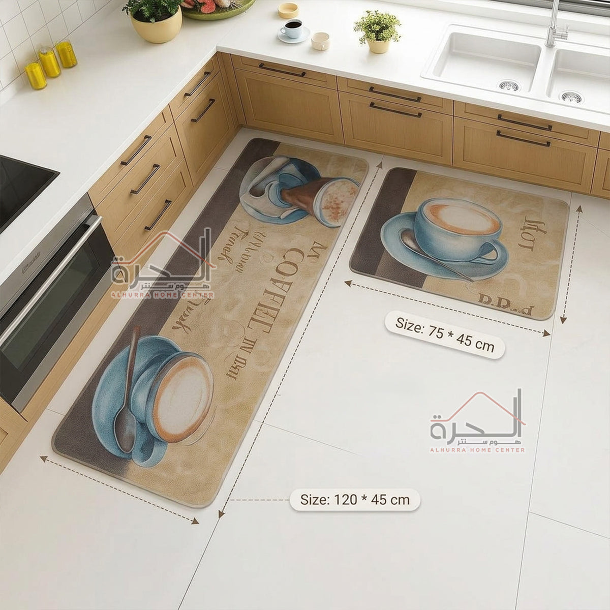 طقم دعاسات مطبخ Memory Foam