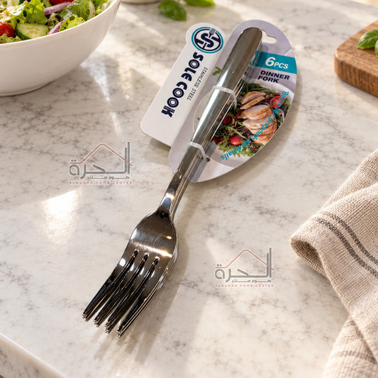 شوك ستانلس حجم كبير عدد 6 Sole Cook
