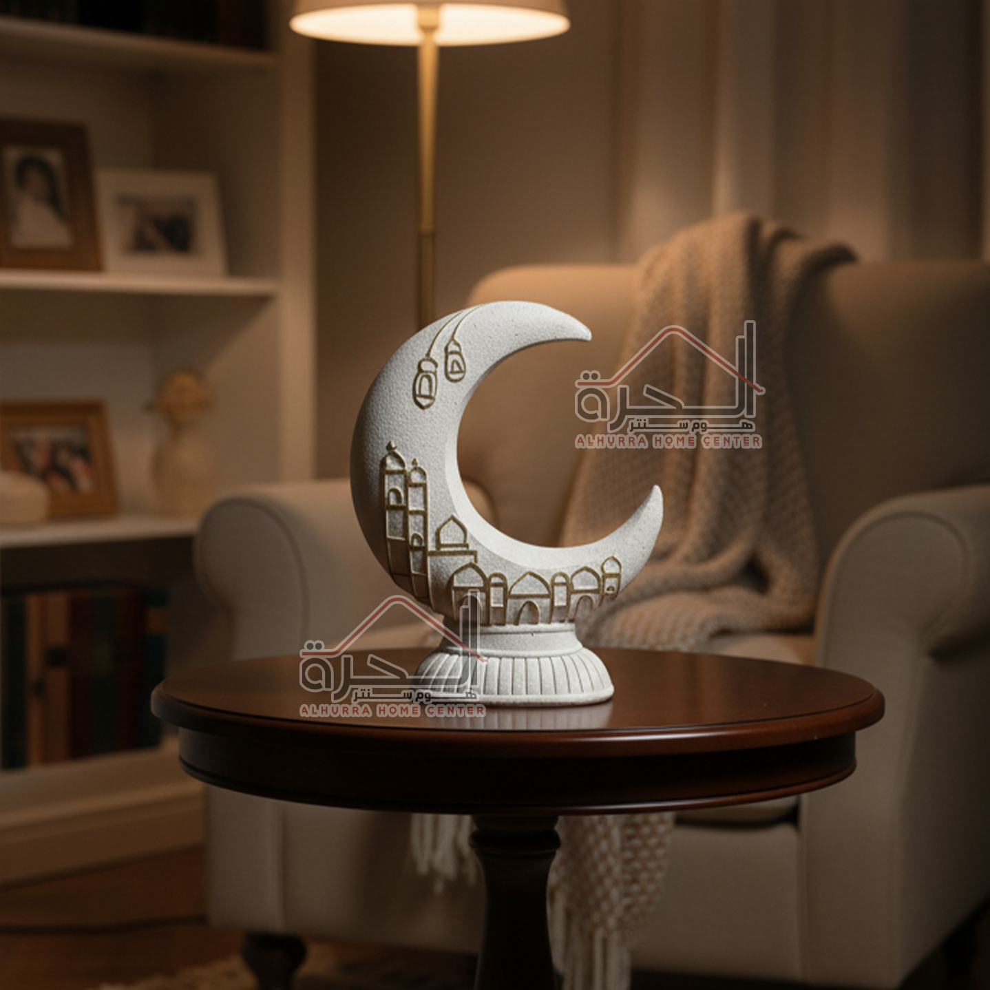 هلال رمضان فخار 25*19 سم