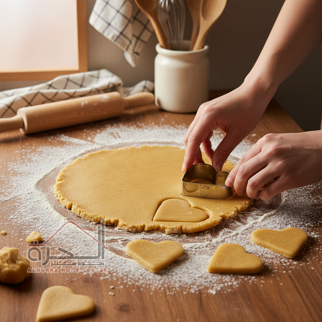 قطاعة عجين شكل قلب 8 سم