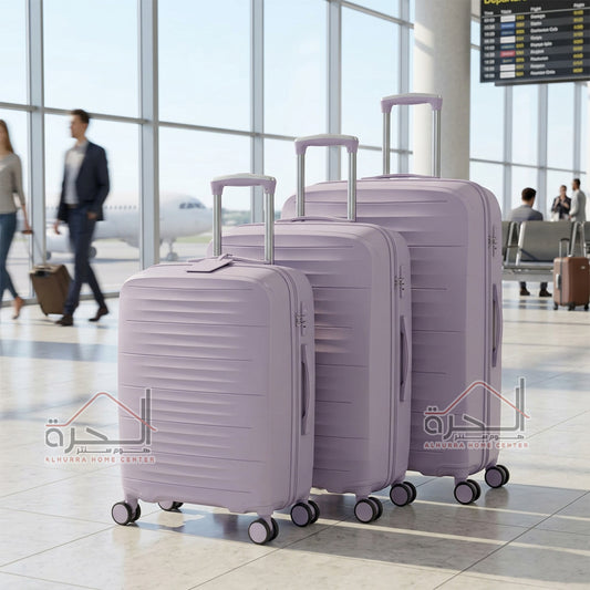 طقم حقائب سفر بلاستك B4042 موف