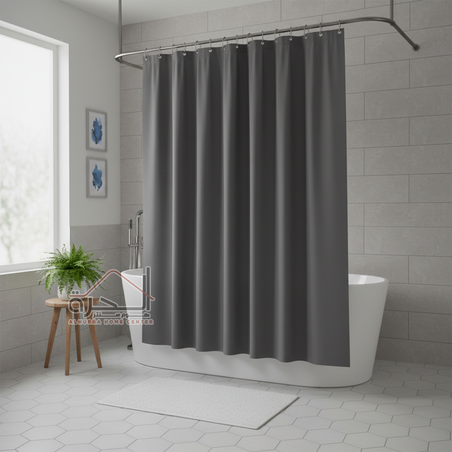 برداية حمام سكني 240 سم Waterproof سادة