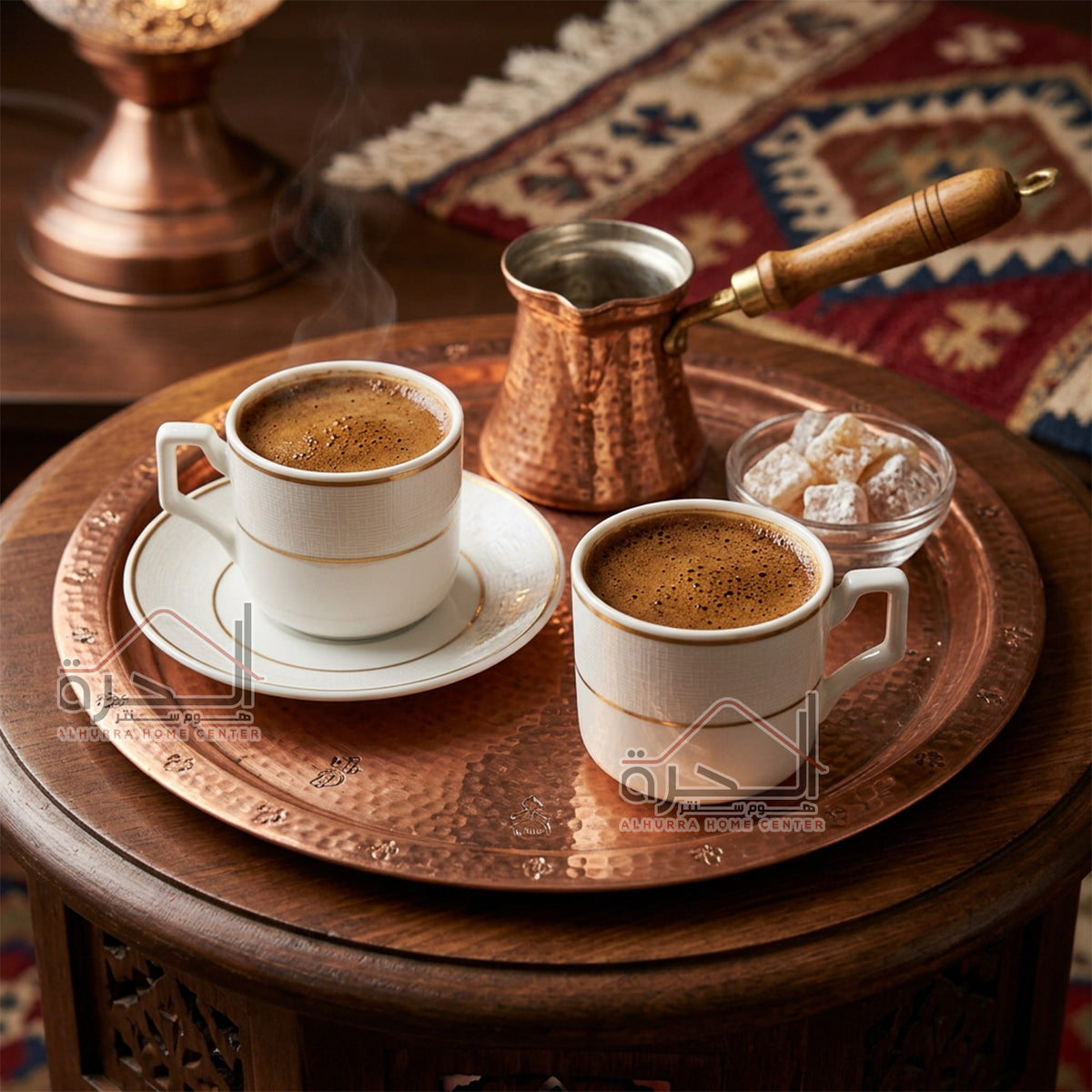 طقم فناجين قهوة بورسلان عدد 12