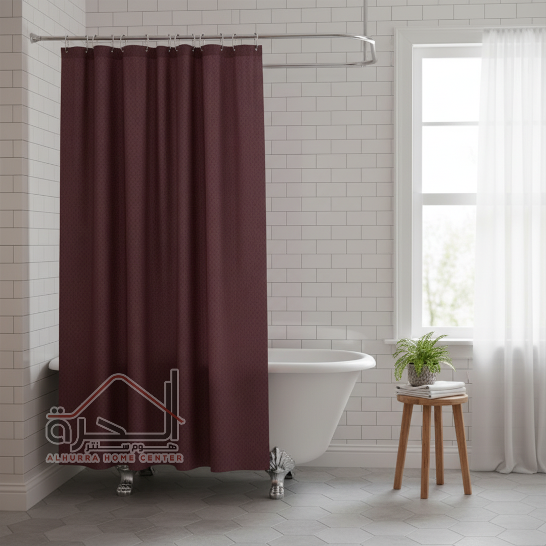 برداية حمام خمري Waterproof سادة