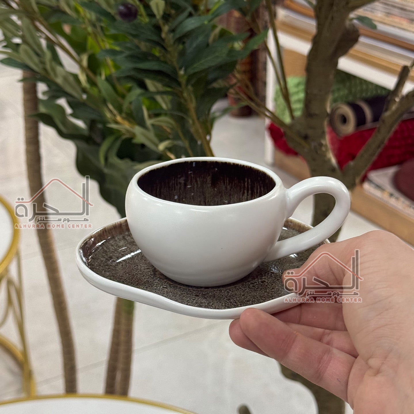 طقم فناجين قهوة 6 فناجين Reactive Glazed