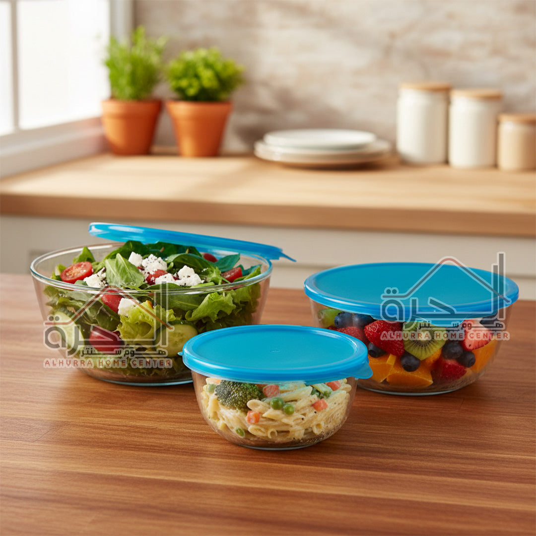طقم 3 جاطات حراري Pyrex