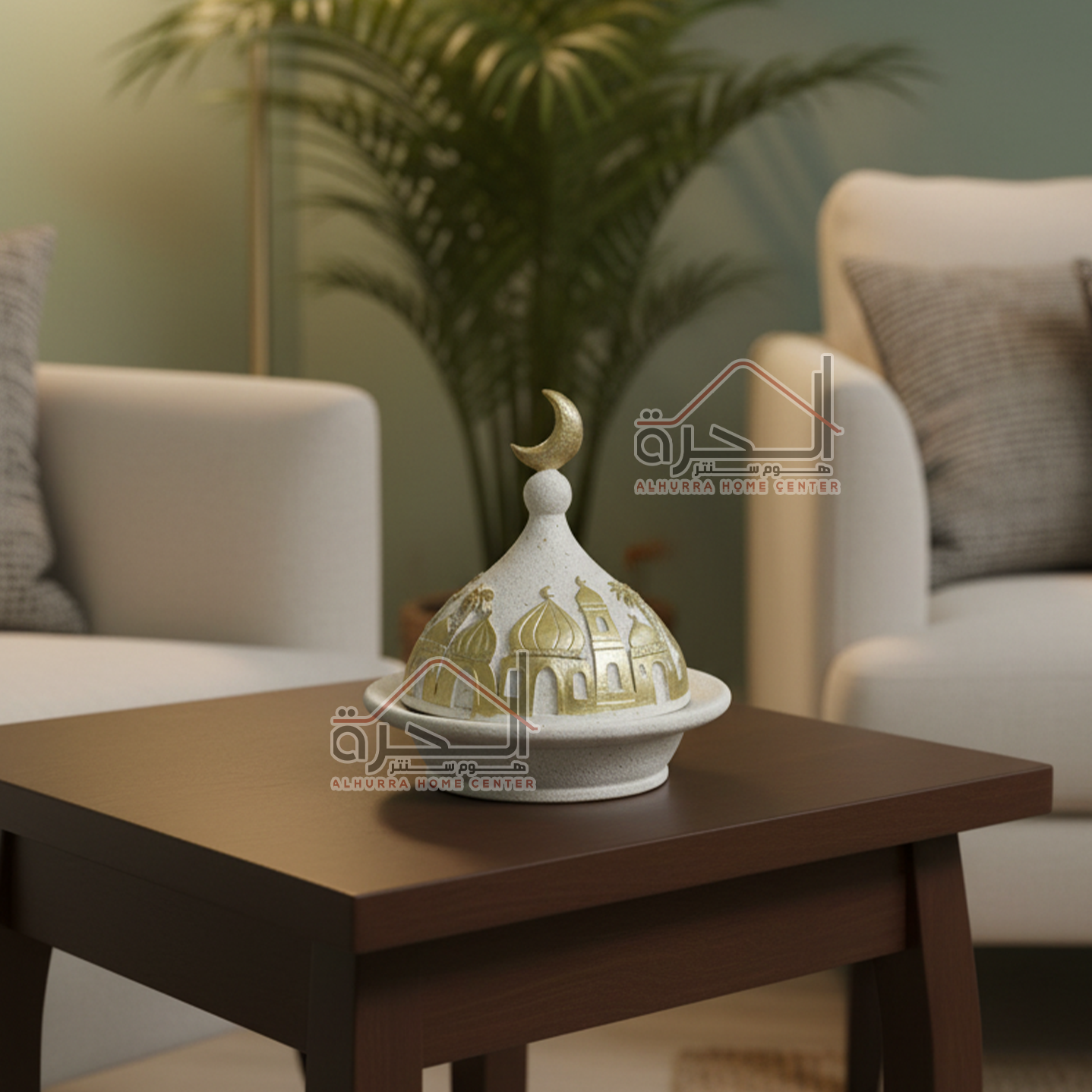 مضيفة فخار 17*15 سم