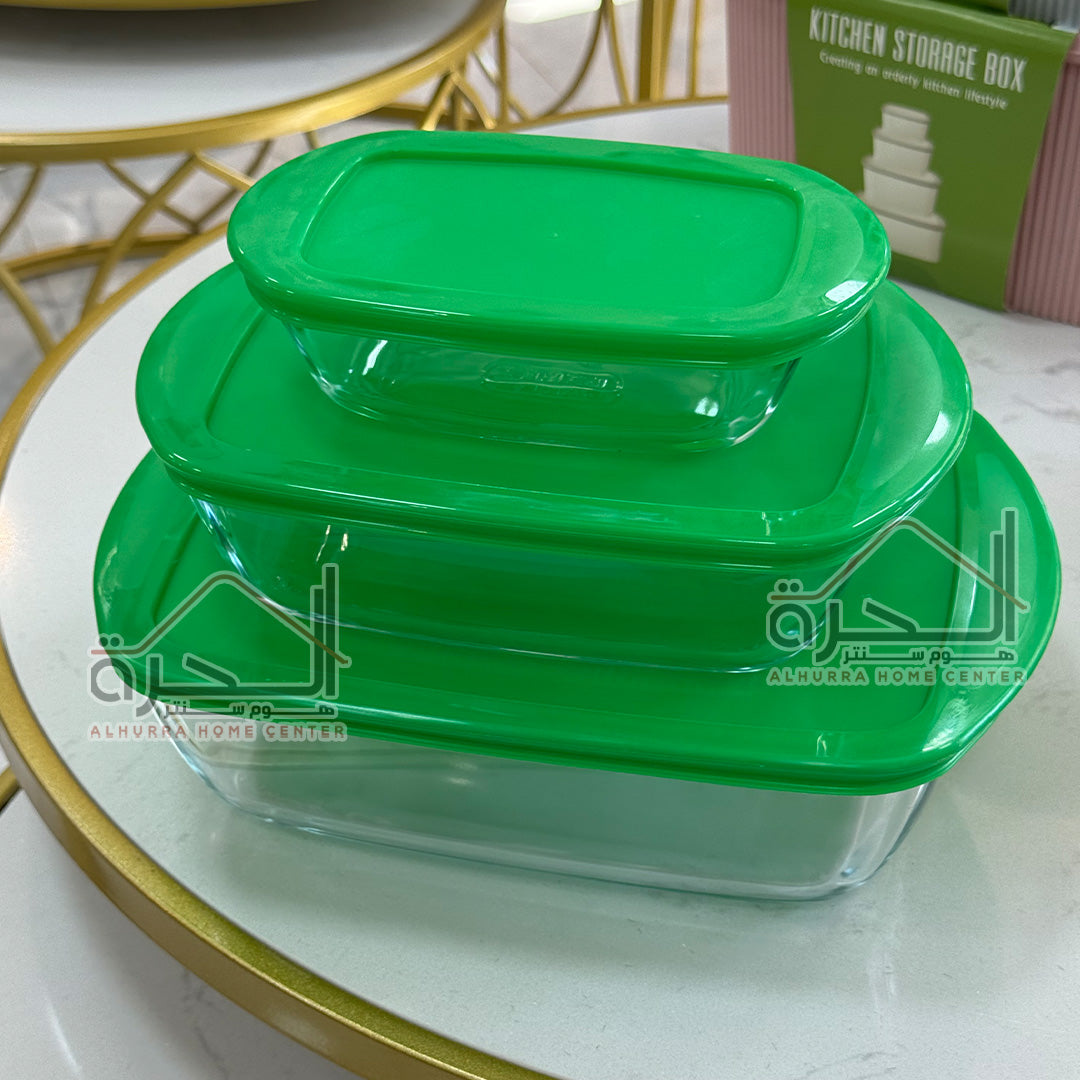 طقم 3 جاطات حراري Pyrex