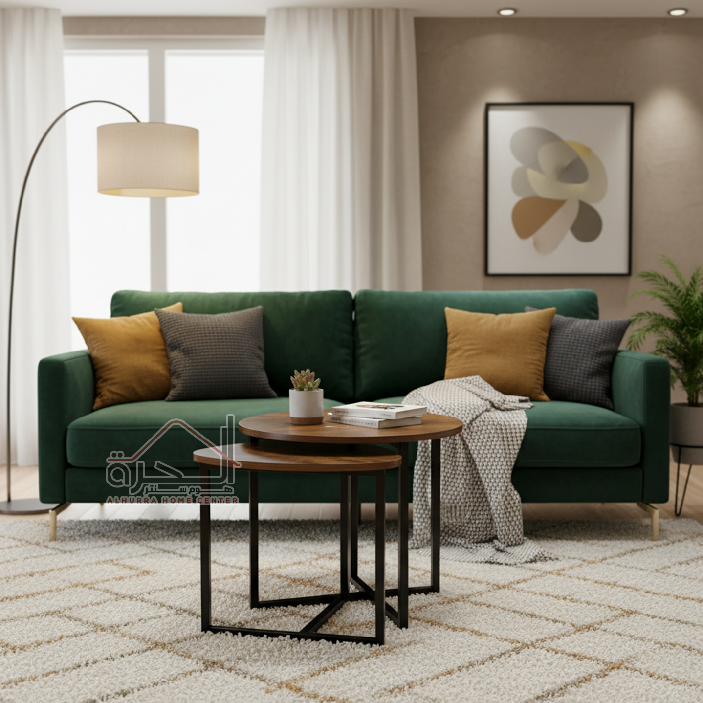 طقم سكملات خشب قطعتين
