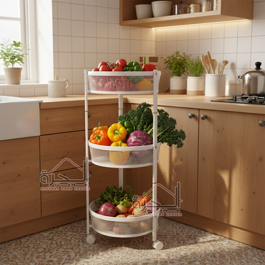 ستاند خضار و اكسسوارات 3 طبقات 88*35 سم