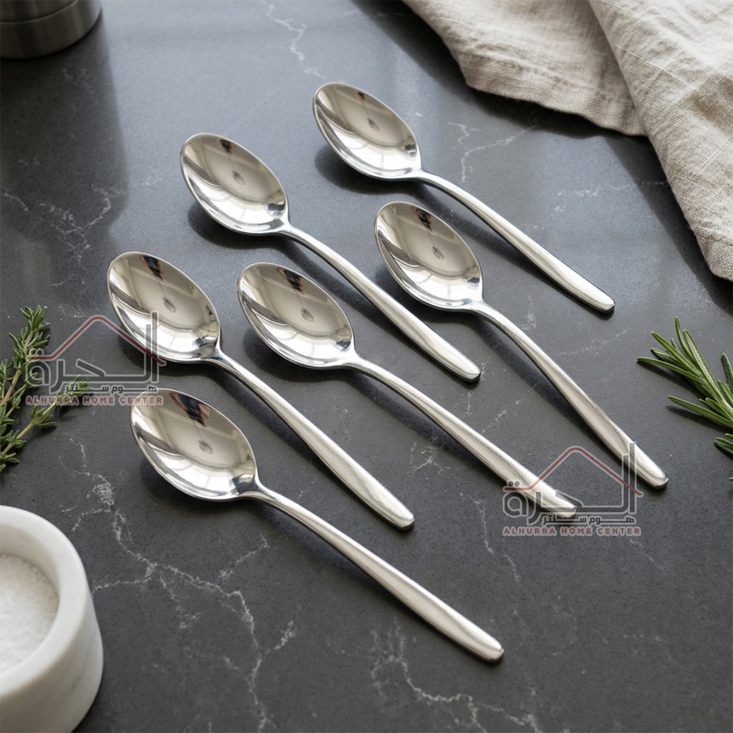معالق ستانلس حجم صغير عدد 6 RS145