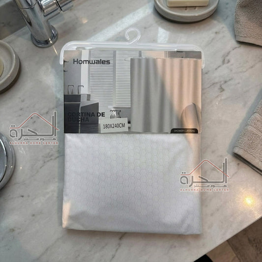 برداية حمام ابيض 240 سم Waterproof مبزر