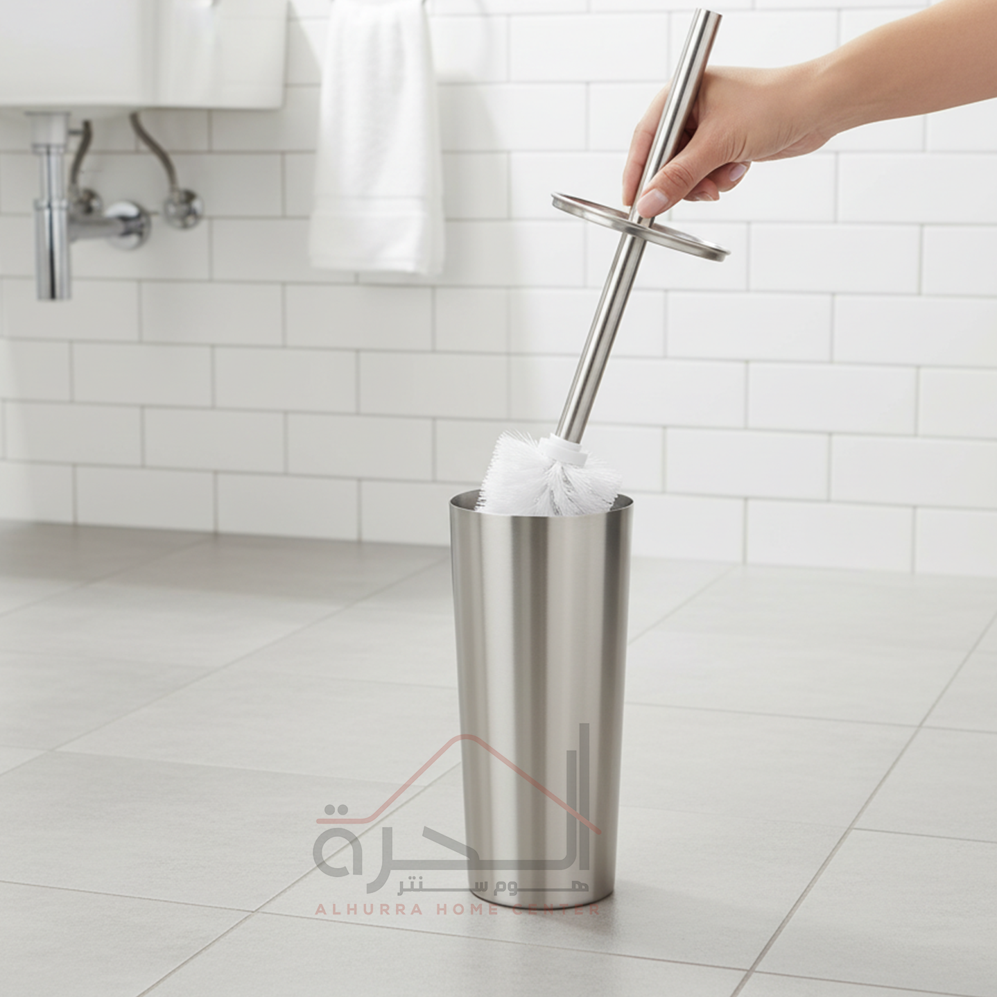 فرشاة حمام ستانلس