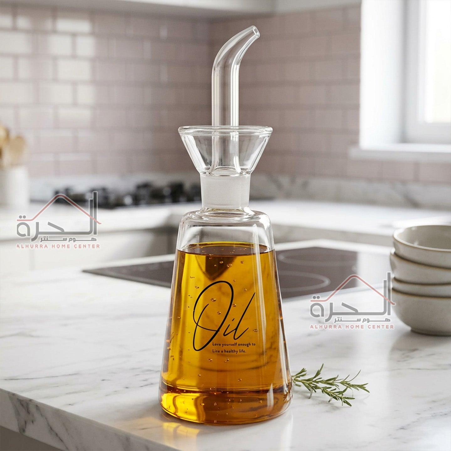 بريق زيت زجاج شفاف 250 مل