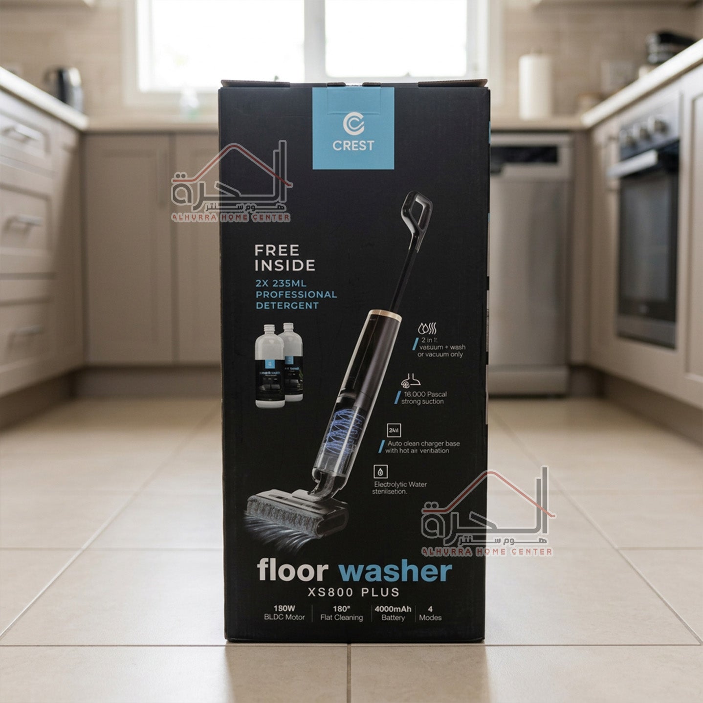 مكنسة 2 ب 1 CREST Floor Washer XS800 Plus