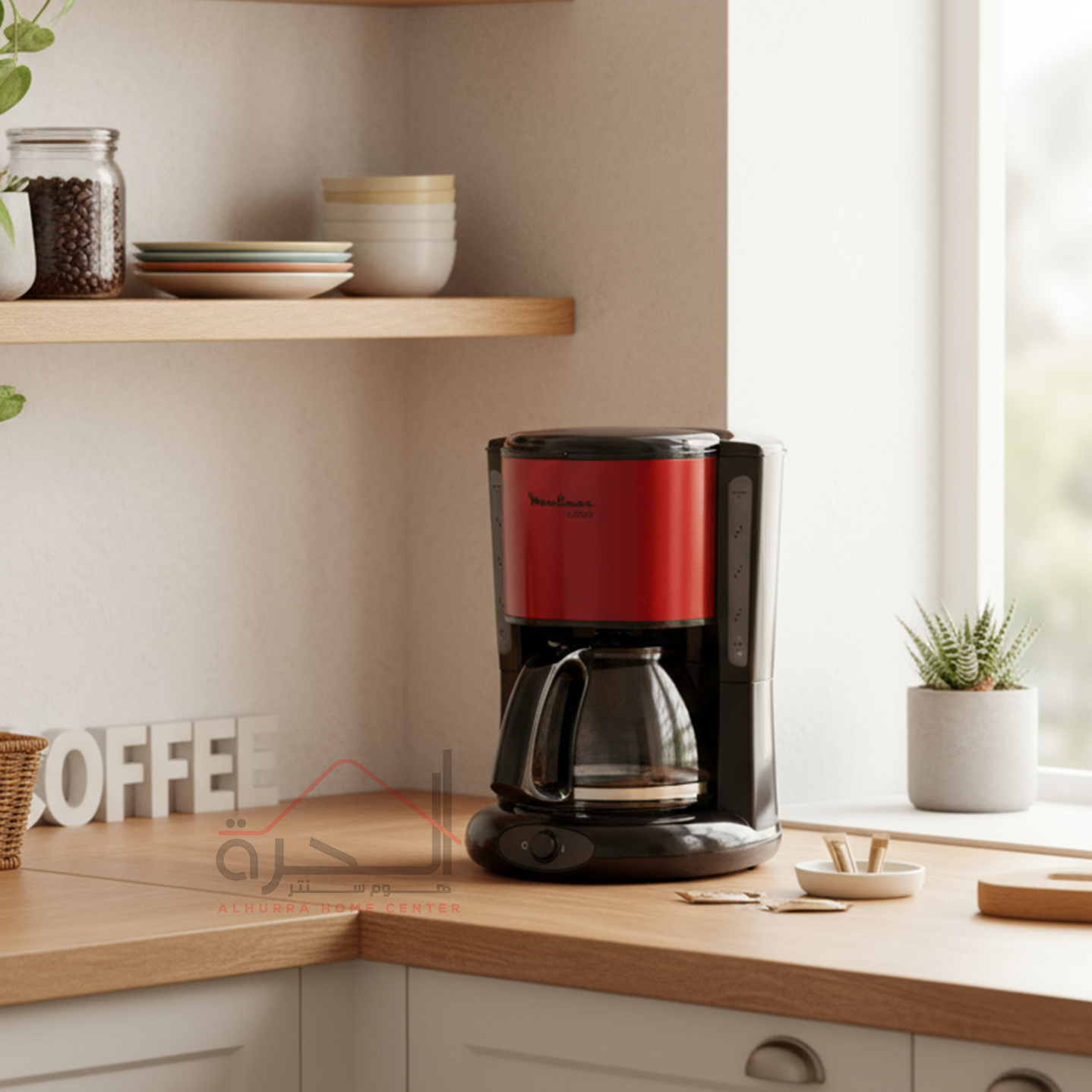 ماكنة قهوة Moulinex Subito Red