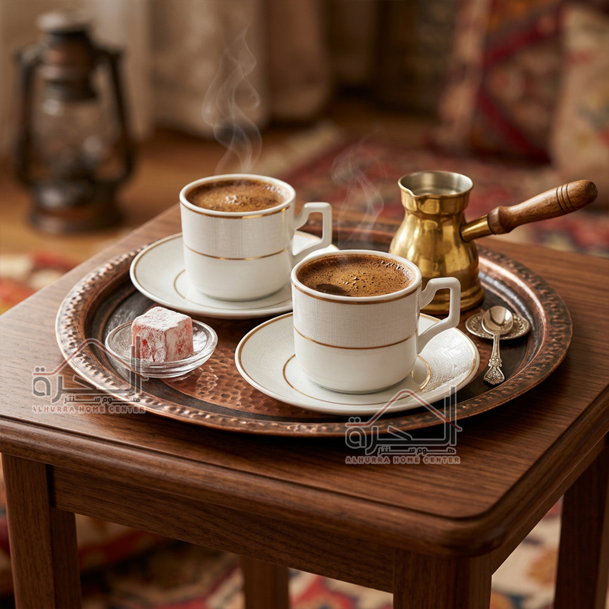 طقم فناجين قهوة بورسلان عدد 12